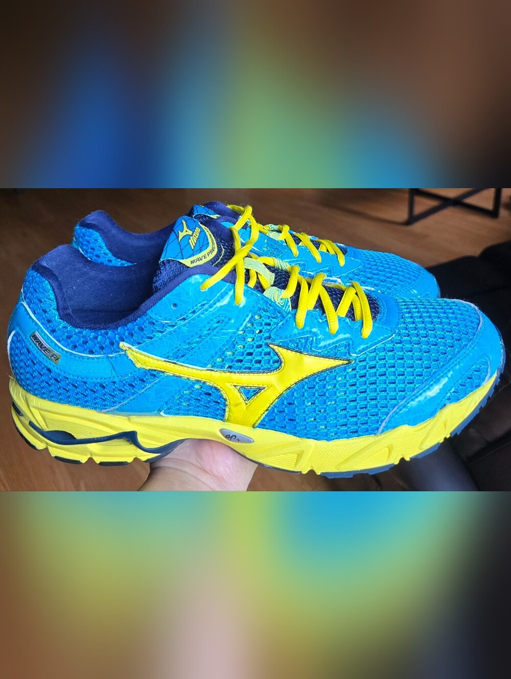 Sz 12.5 Men's MIZUNO WAVE PRECISION 13 Dynamotion Fit Running Shoes